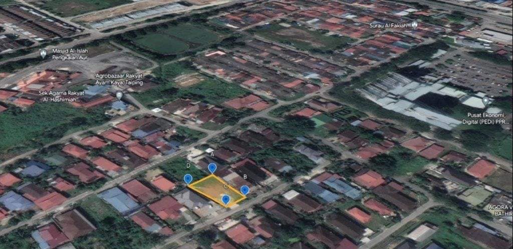Ejen Hartanah Taiping-Tanah Lot Kediaman Untuk Dijual Di Kampung Sentosa-2