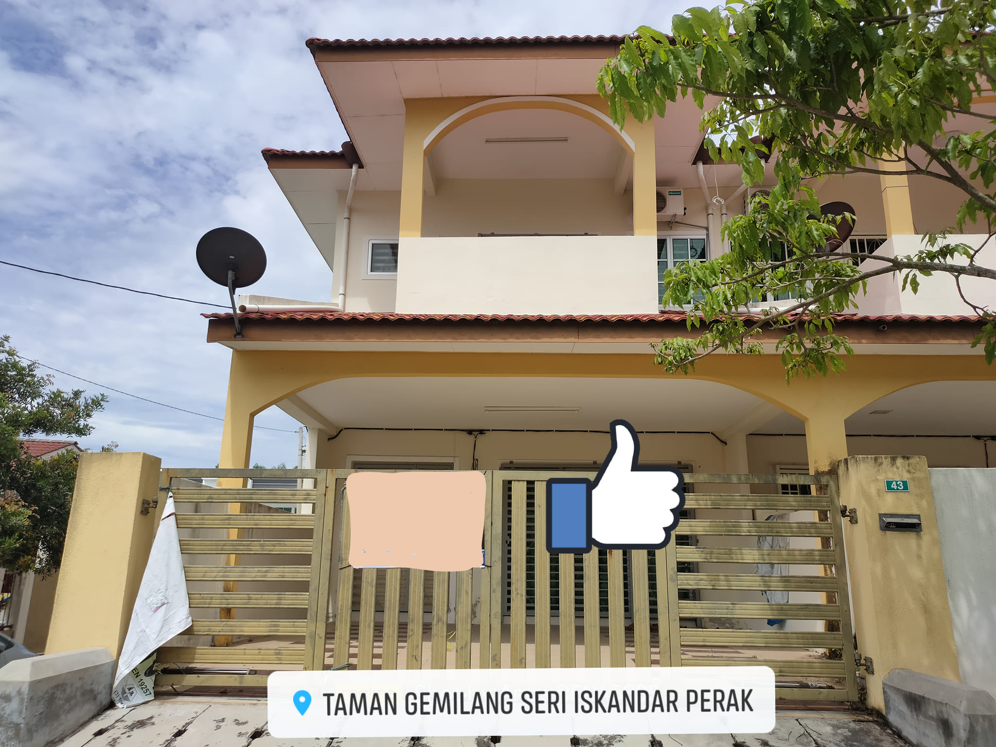 Double Storey At Taman Gemilang, Seri Iskandar For Sale